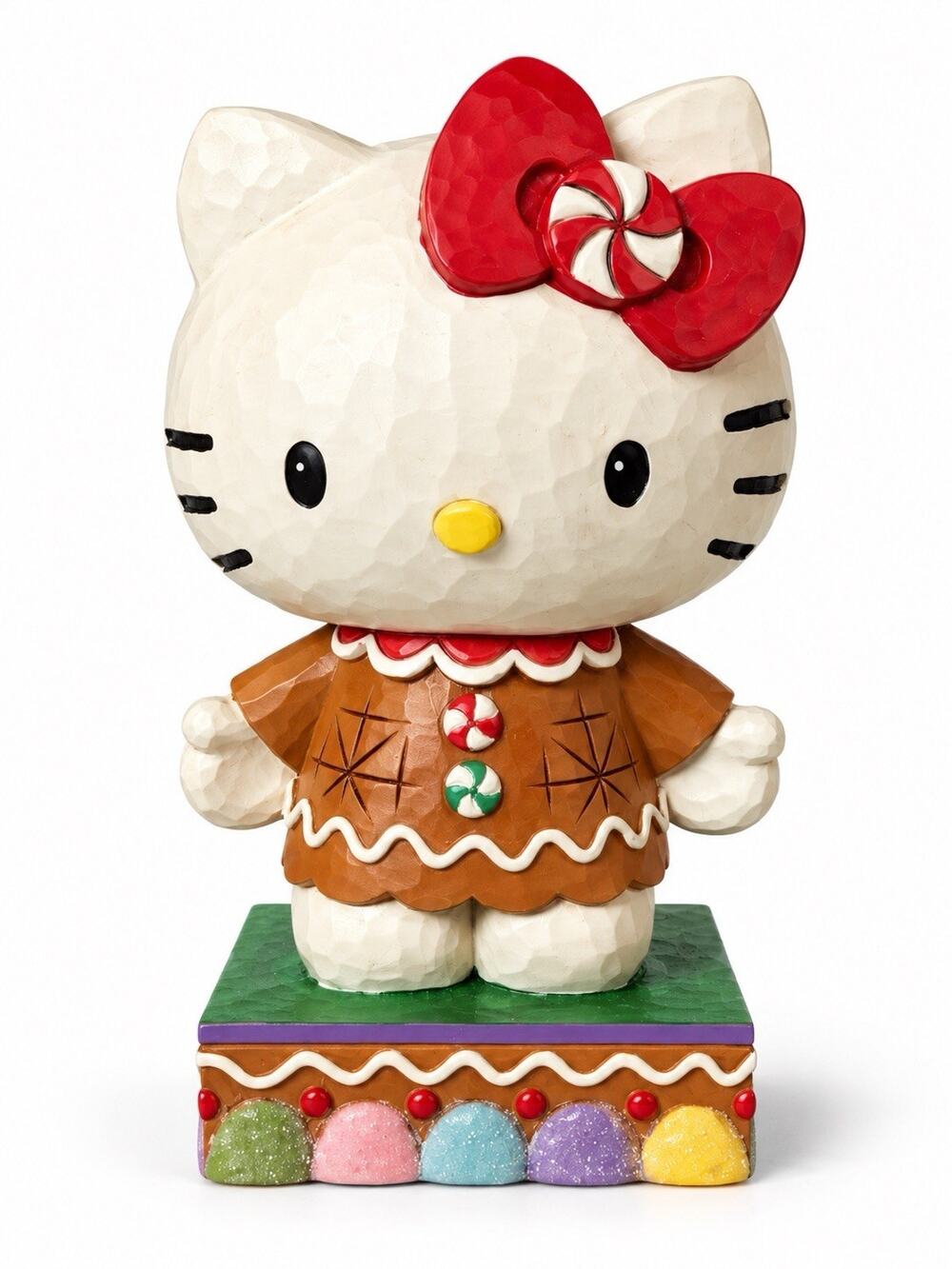 Jim Shore Hello Kitty Gingerbread Christmas Figurine 6015963 NIB